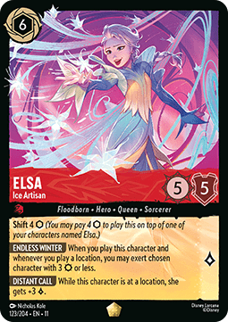 Elsa - Eiskünstlerin 11WSP-123 Legendary Near Mint Deutsch Foil