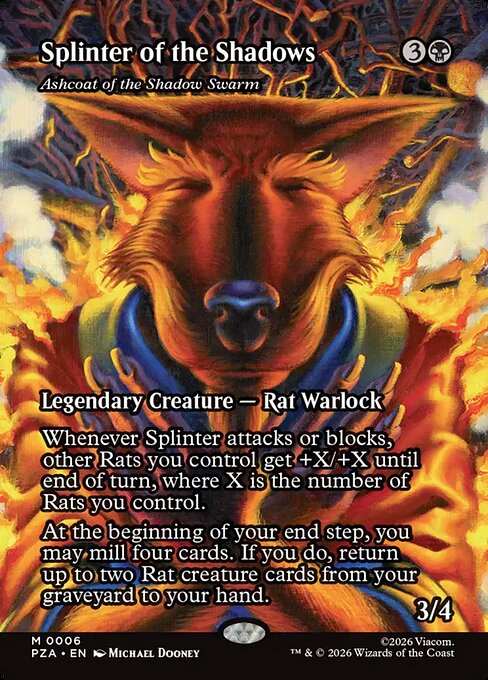 Ashcoat of the Shadow Swarm PZA-6 Mythic Good Englisch Foil
