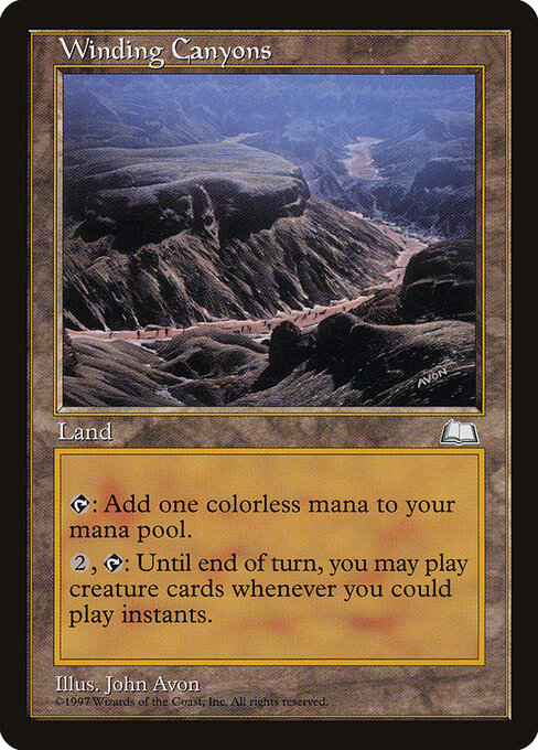 Winding Canyons WTH- Rare Light Played Englisch