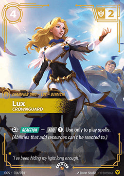 Lux, Crownguard OGNX-014 Epic Near Mint Englisch Foil