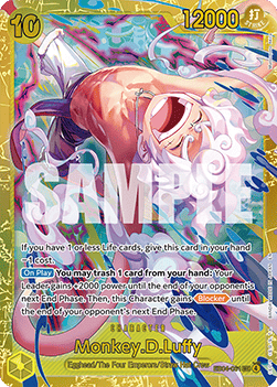 Monkey.D.Luffy (EB04-061) (V.1) OP15 Secret Rare Boosterfrisch Englisch