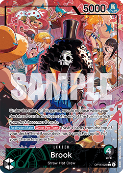 Brook (OP15-022) (V.2) OP15 Alternate Art Light Played Englisch