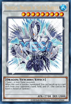 Trishula, Drache der Eisbarriere (V.1) RA05-101 Ultra Rare Near Mint Deutsch 1. Auflage