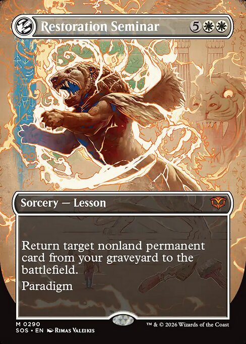 Restoration Seminar XSOS-290 Mythic Near Mint Englisch Foil