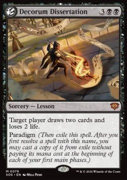Dekorum-Dissertation SOS-78 Mythic Near Mint Deutsch Foil