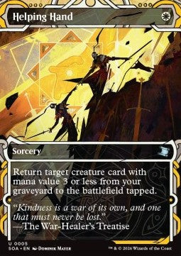 Helfende Hand SOA-5 Uncommon Near Mint Deutsch Foil