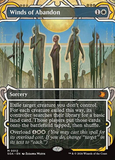 Winds of Abandon (V.1) SOA-12 Mythic Near Mint Englisch Foil