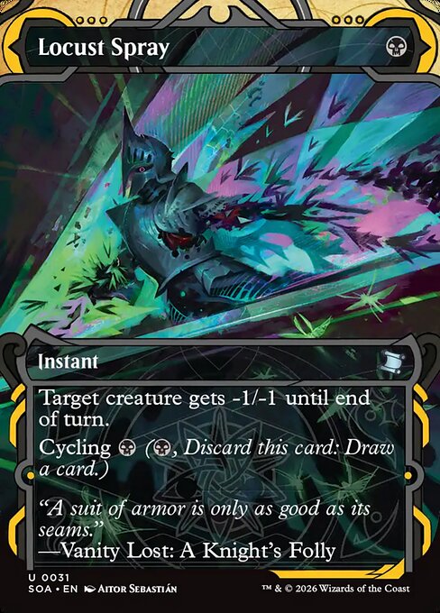 Locust Spray (V.1) SOA-31 Uncommon Near Mint Englisch Foil