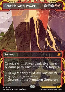 Knisternde Macht SOA-42 Mythic Near Mint Deutsch Foil