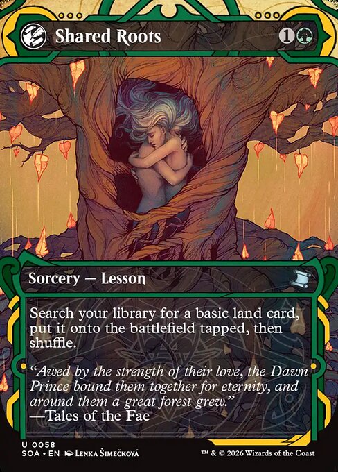 Shared Roots (V.1) SOA-58 Uncommon Near Mint Englisch Foil