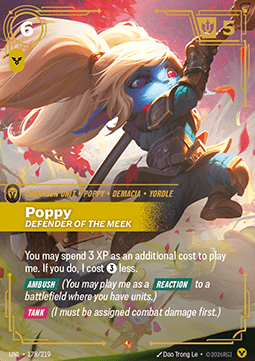 Poppy, Defender of the Meek UNL-178 Epic Near Mint Englisch Foil