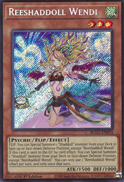 Reeschattenpuppe Wendi BLGG-DE074 Secret Rare Near Mint Deutsch 1. Auflage