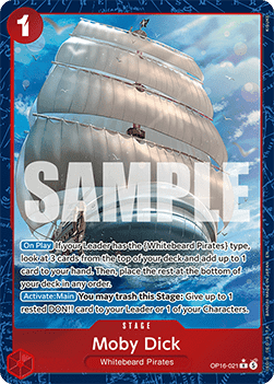 Moby Dick (OP16-021) (V.2) OP16 Alternate Art Near Mint Englisch