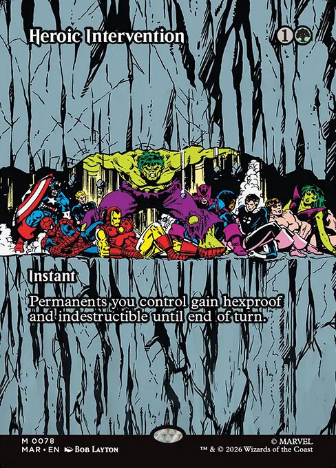 Heroic Intervention (V.2) MAR-78 Mythic Near Mint Englisch