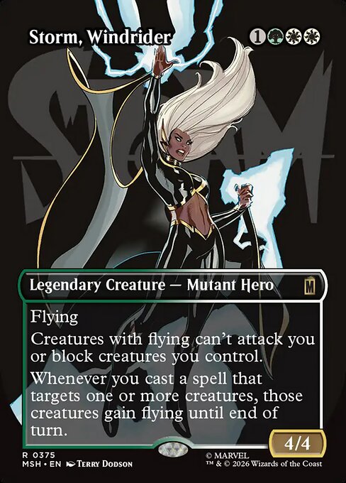 Storm, Windrider XMSH-375 Rare Near Mint Englisch Foil