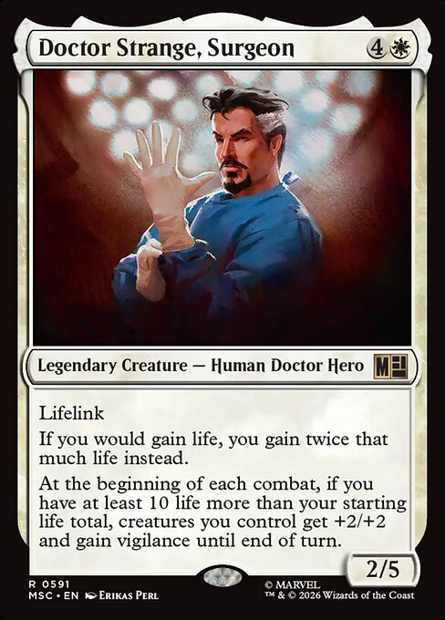 Doctor Strange, Surgeon XMSC-591 Rare Near Mint Englisch Foil