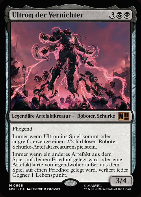 Ultron the Annihilator XMSC-668 Mythic Excellent Deutsch