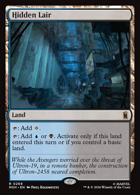 Hidden Lair MSH-269 Rare Near Mint Englisch
