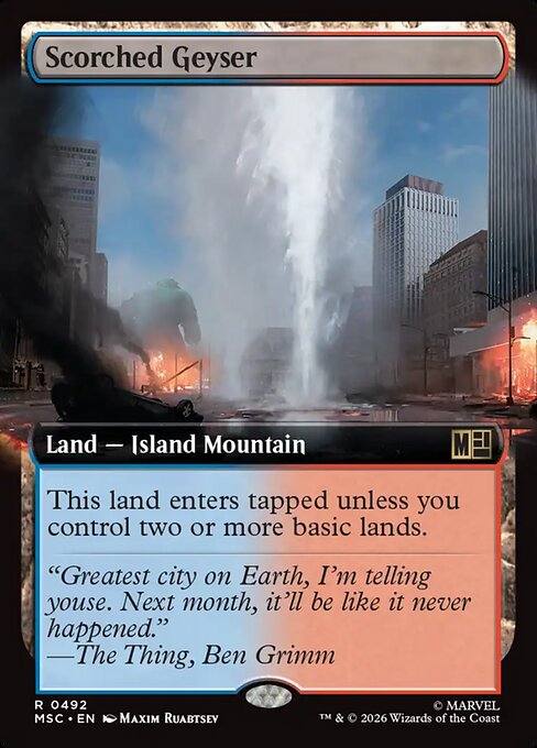 Scorched Geyser XMSC-492 Rare Near Mint Englisch