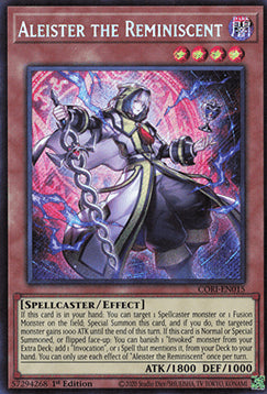 Aleister the Reminiscent (V.1) CORI-EN015 Secret Rare Near Mint Englisch 1. Auflage