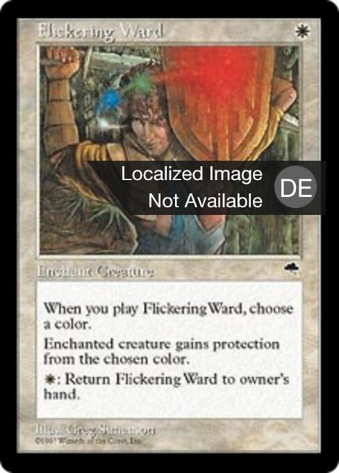 Flackernder Schutz TP- Uncommon Played Deutsch