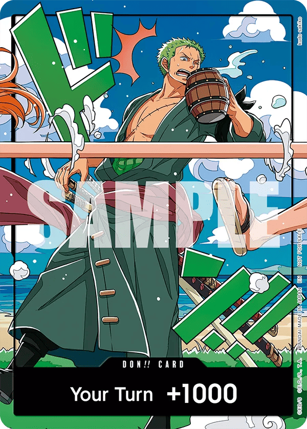 Don!! (World United Zoro) OP17P DON!! Near Mint Englisch