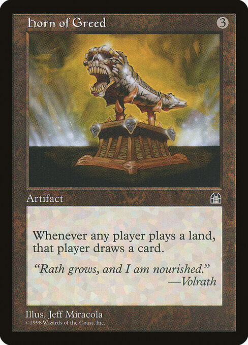 Horn of Greed STH- Rare Poor Englisch