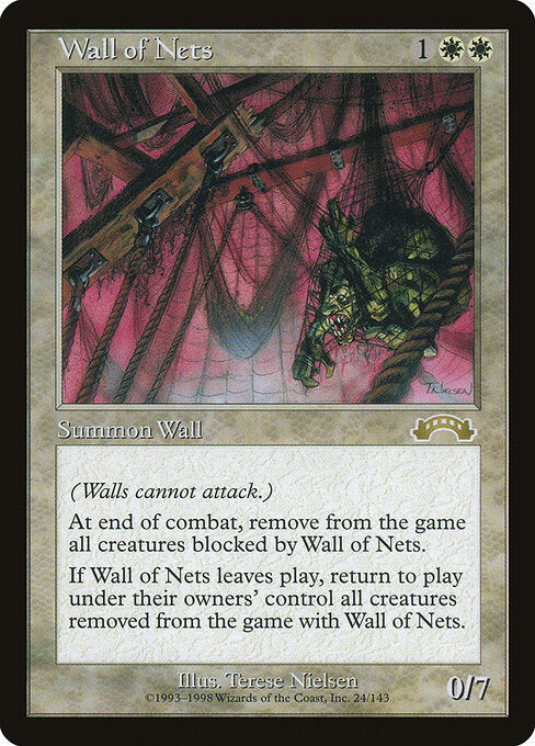 Wall of Nets EXO-24 Rare Played Englisch