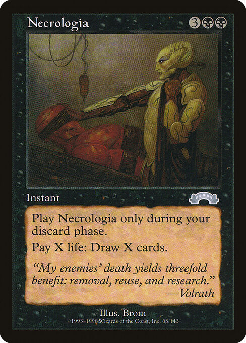 Necrologia EXO-68 Uncommon Excellent Englisch