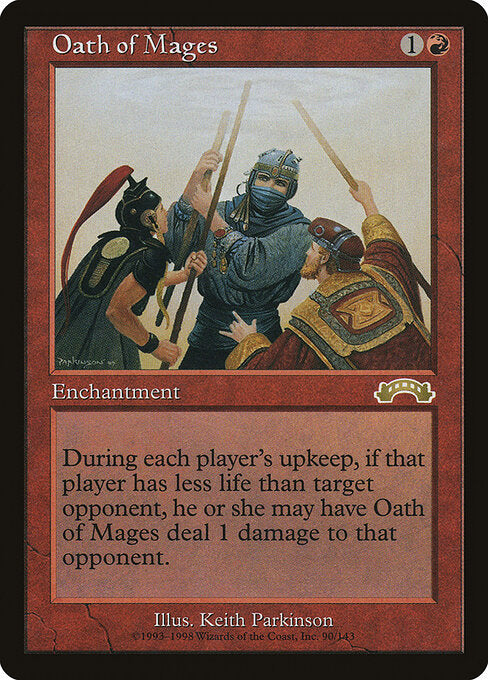 Oath of Mages EXO-90 Rare Played Englisch
