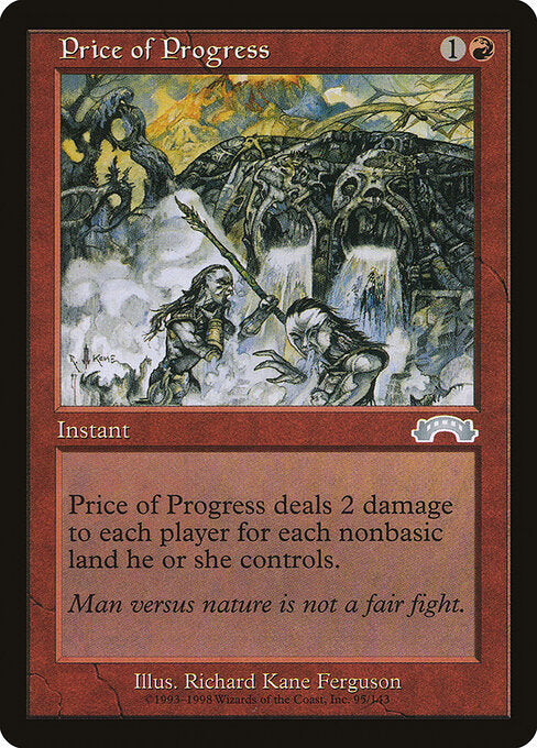 Price of Progress EXO-95 Uncommon Excellent Englisch