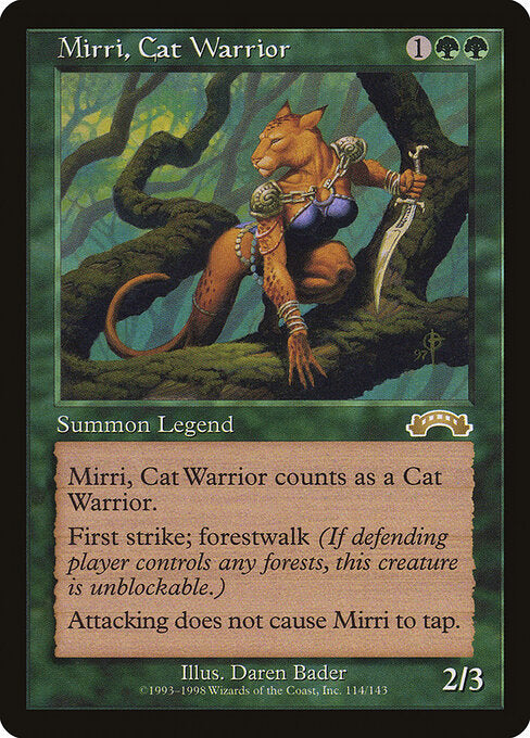 Mirri, Cat Warrior EXO-114 Rare Excellent Englisch