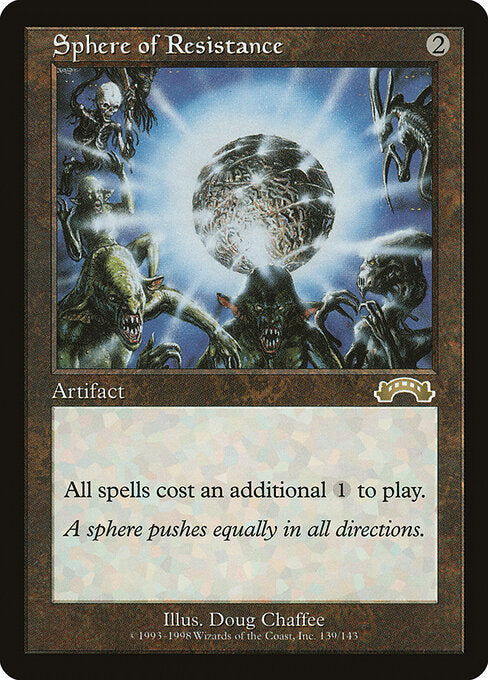Sphere of Resistance EXO-139 Rare Light Played Englisch