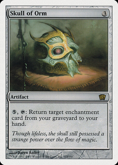 Skull of Orm 8ED-313 Rare Excellent Englisch Foil