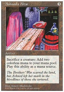 Ashnods Altar 5ED- Uncommon Excellent Deutsch