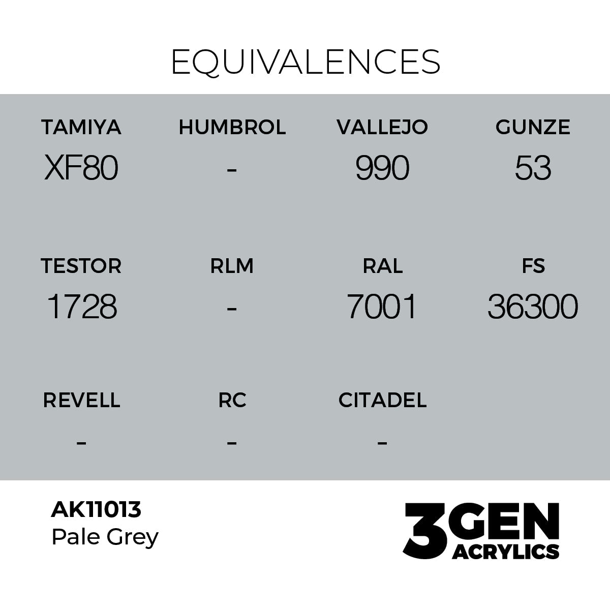 AK Interactive 3GEN Pale Grey 17ml