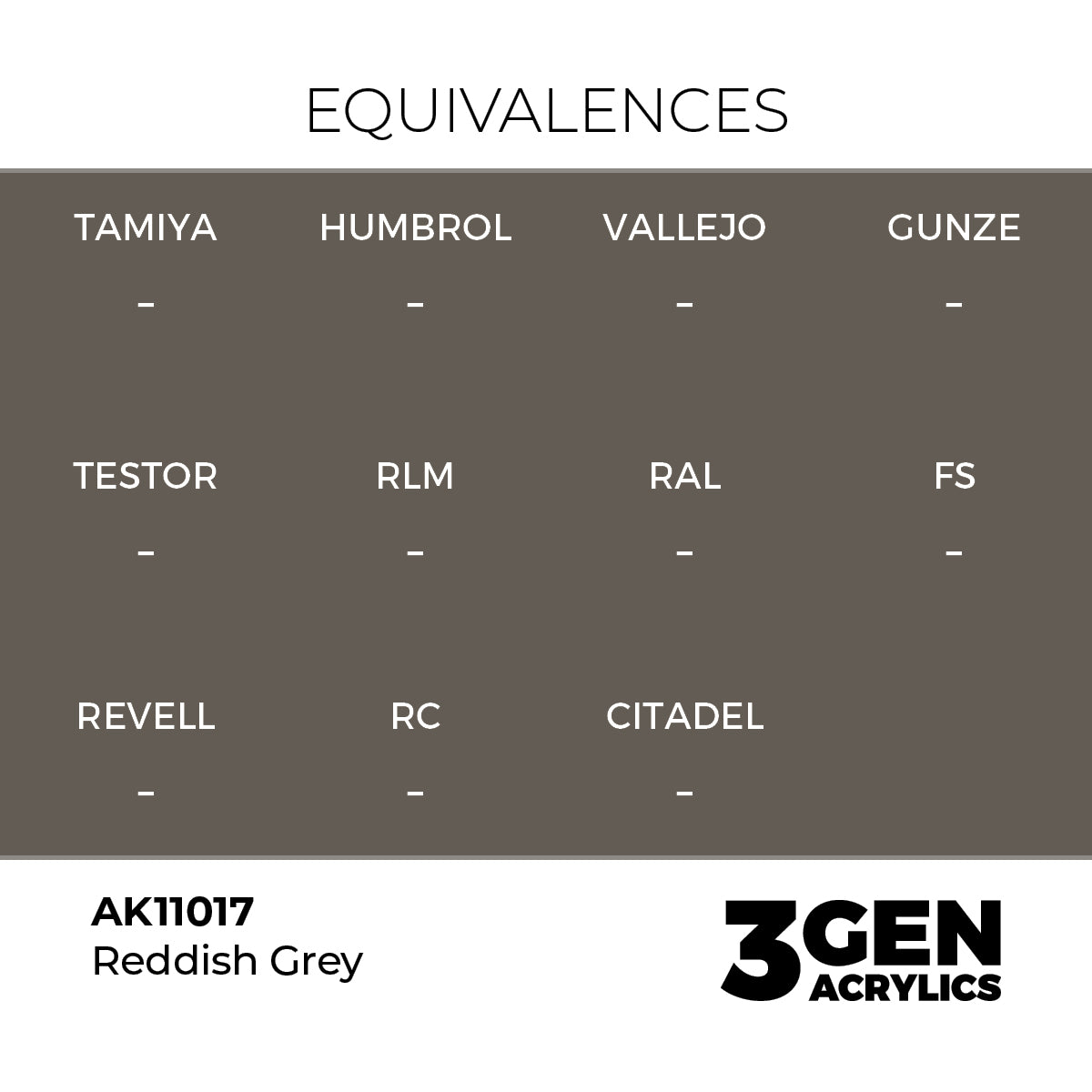 AK Interactive 3GEN Reddish Grey 17ml