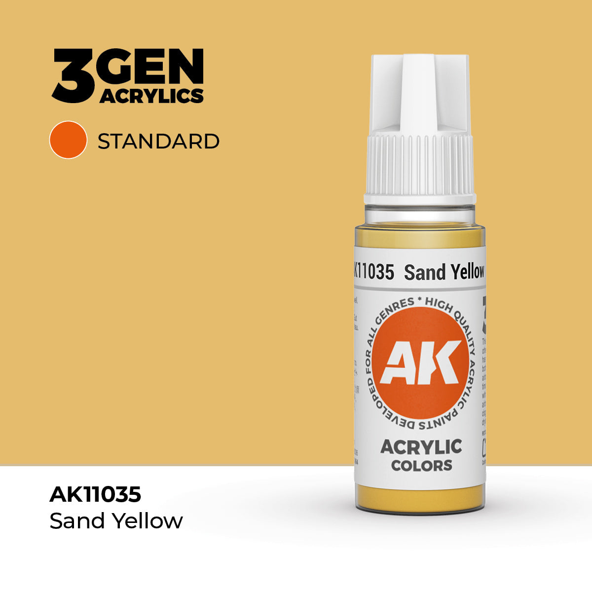 AK Interactive 3GEN Sand Yellow 17ml