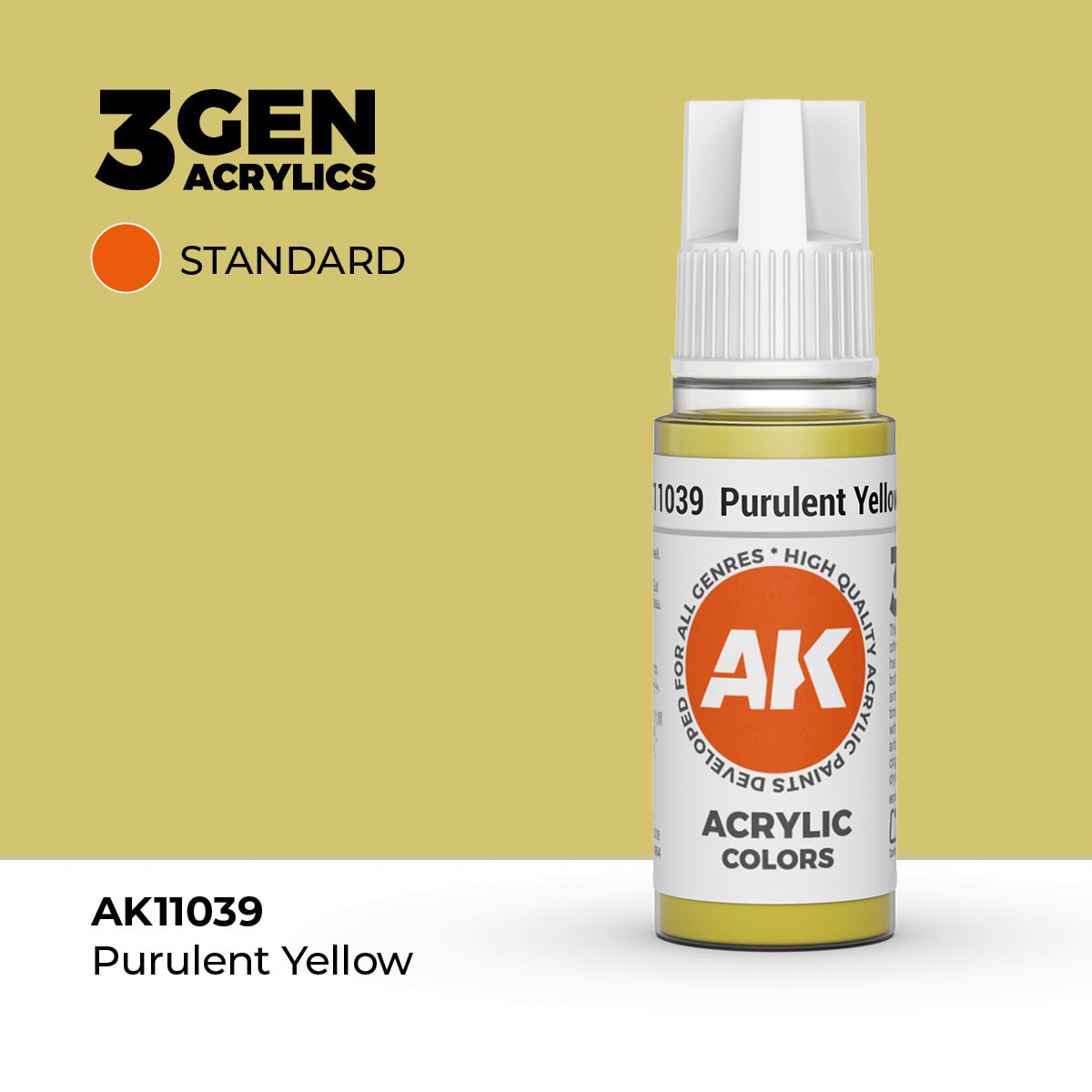 AK Interactive 3GEN Purulent Yellow 17ml