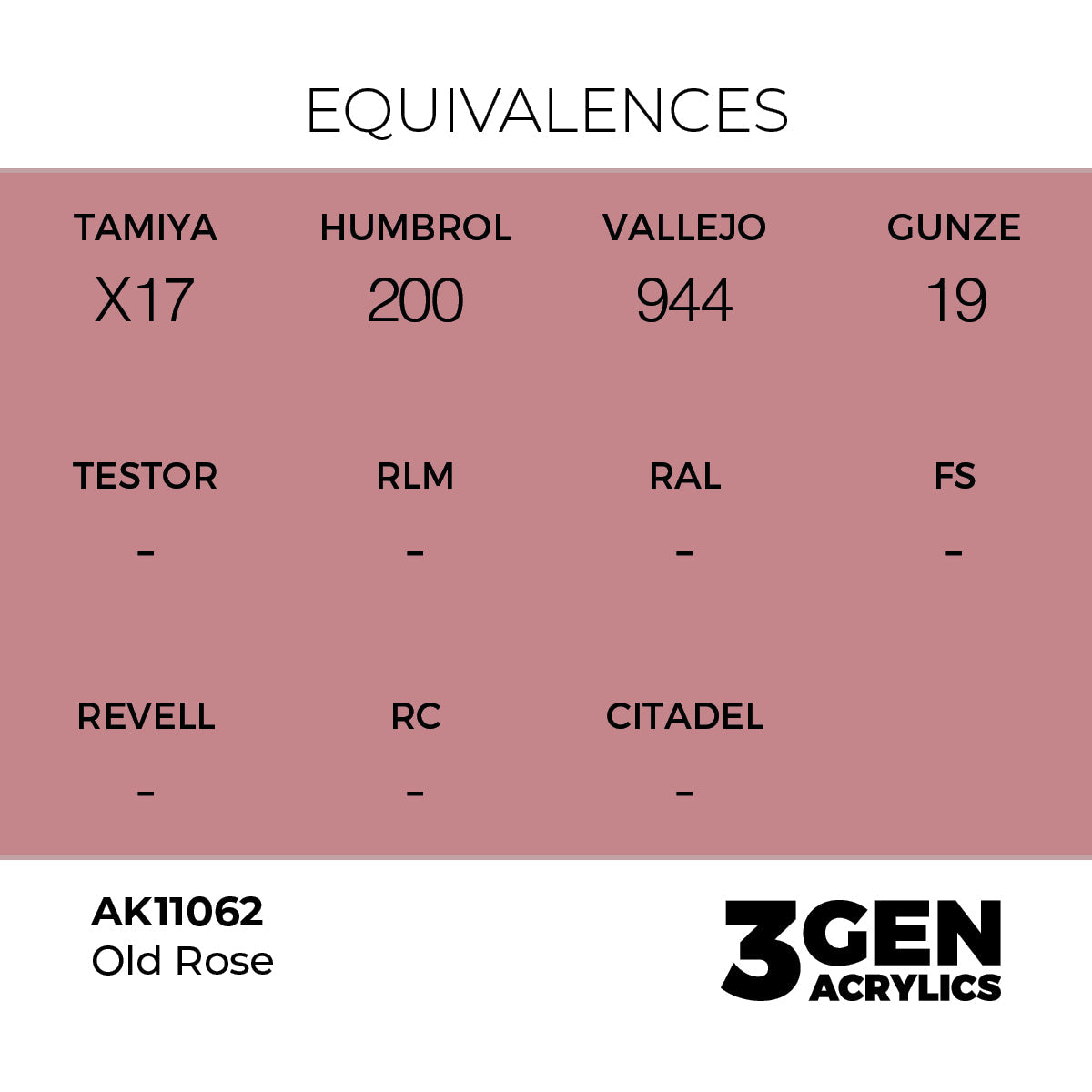 AK Interactive 3GEN Old Rose 17ml