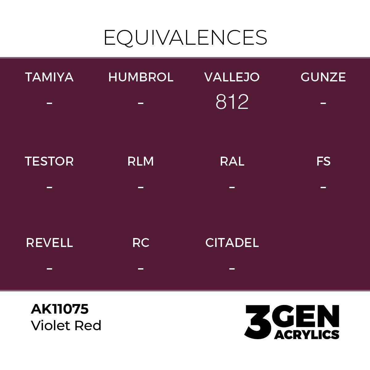 AK Interactive 3GEN Violet Red 17ml