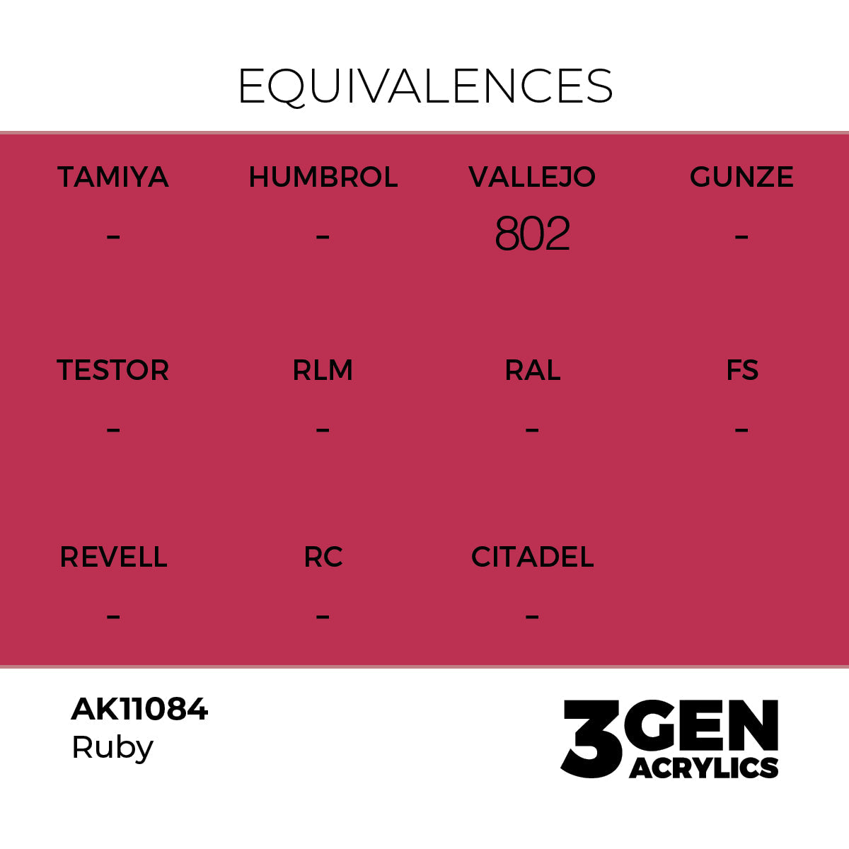 AK Interactive 3GEN Ruby 17ml