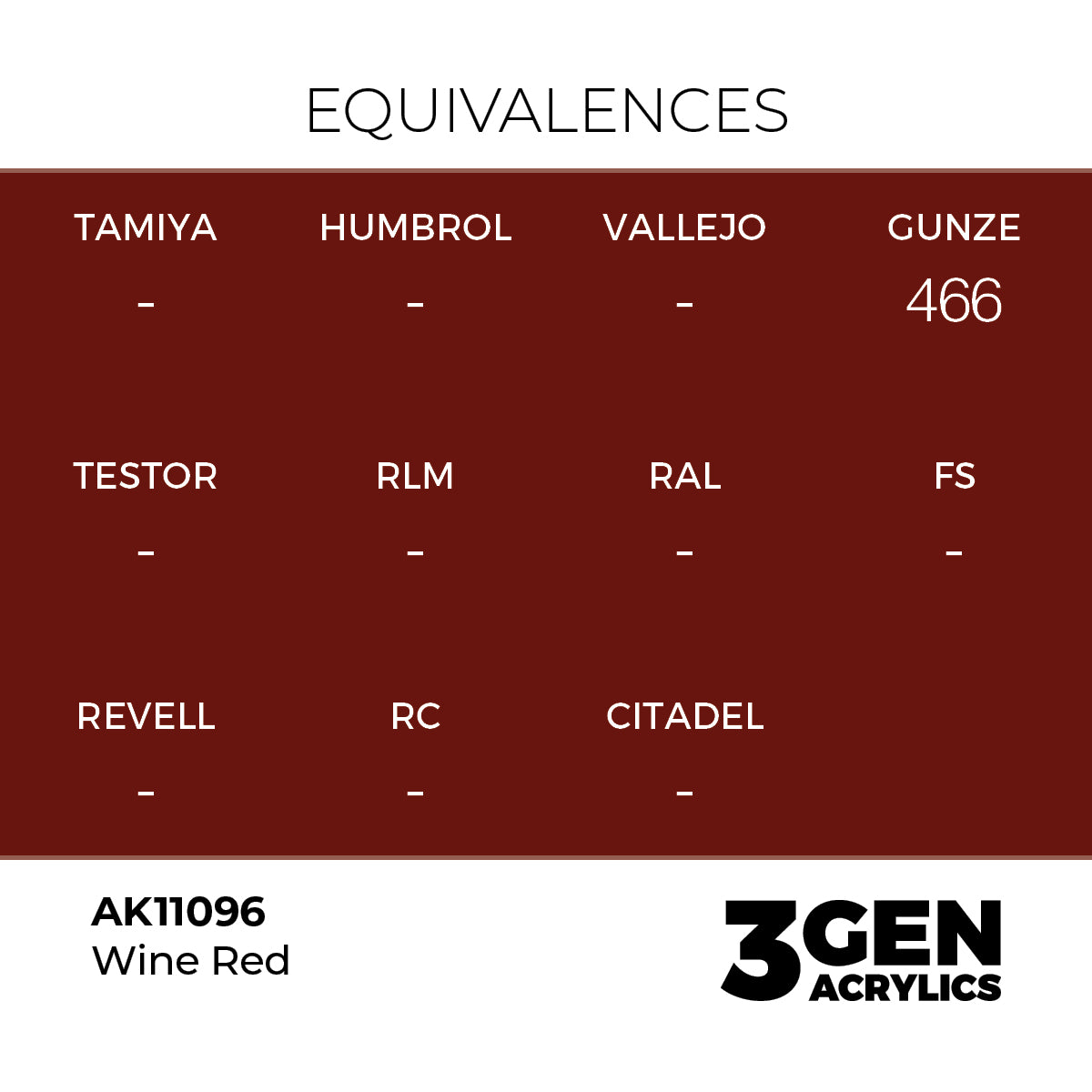AK Interactive 3GEN Wine Red 17ml