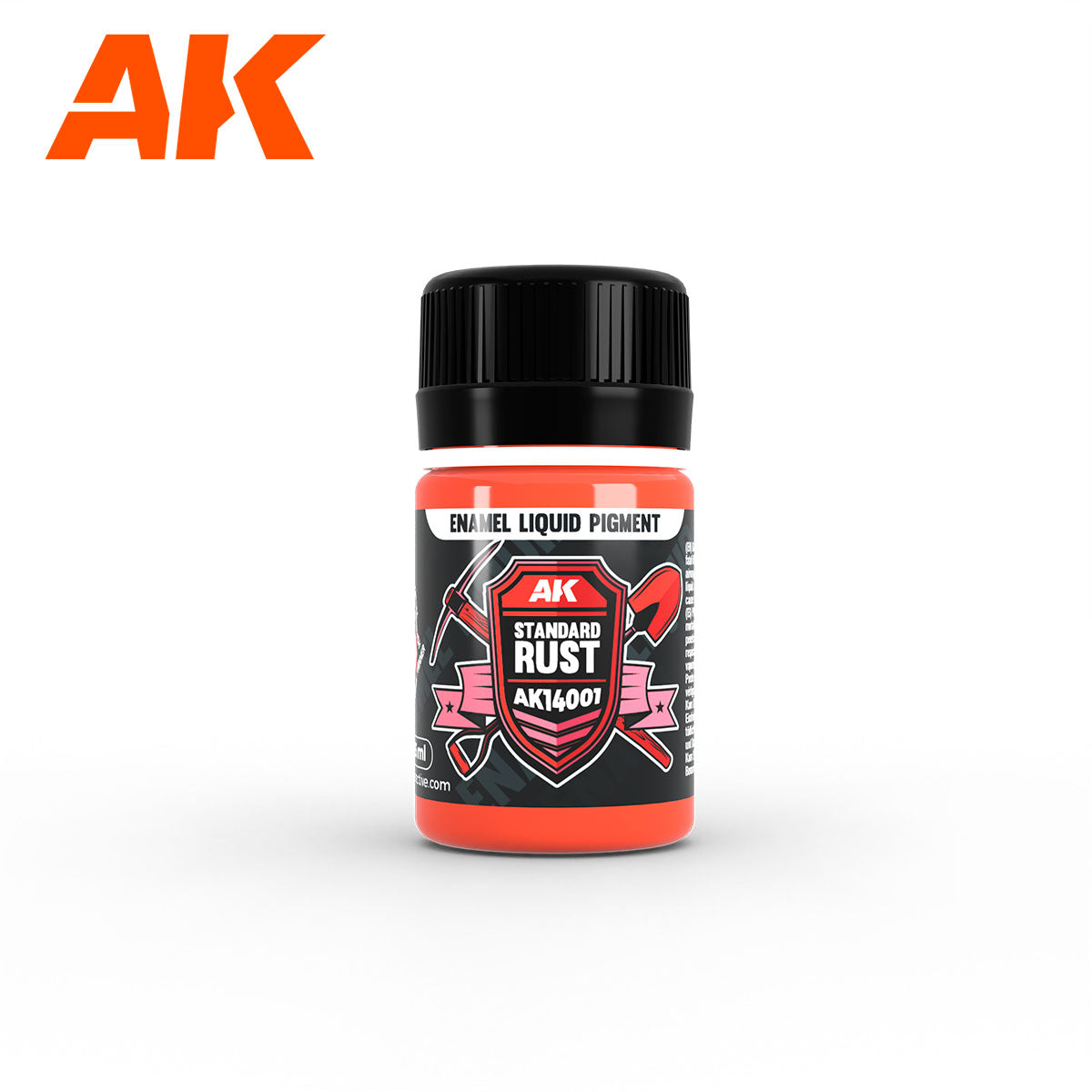 AK Interactive Enamel Liquid Pigments Rust & Exhaust
