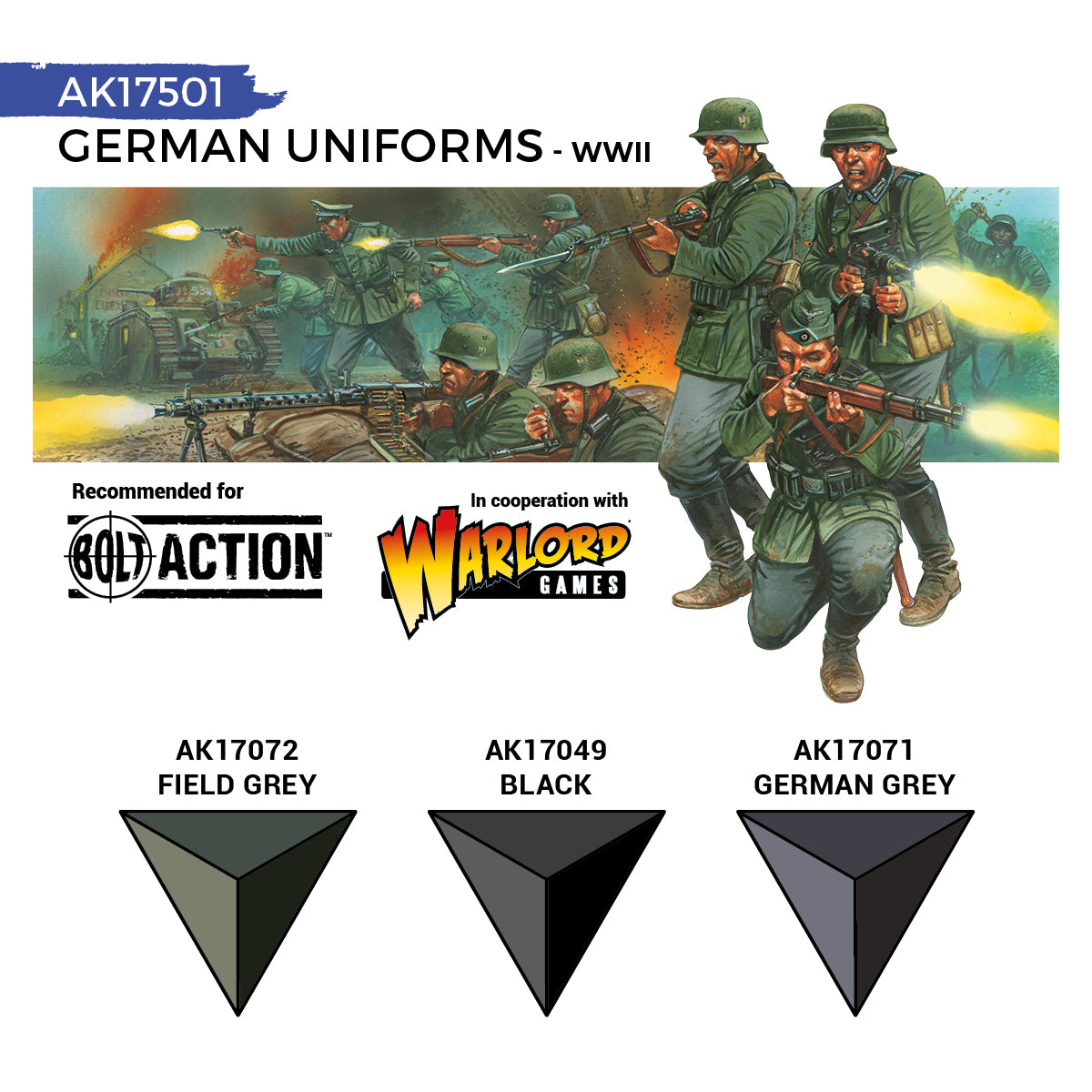 AK Interactive QUICK GEN German Uniforms Set