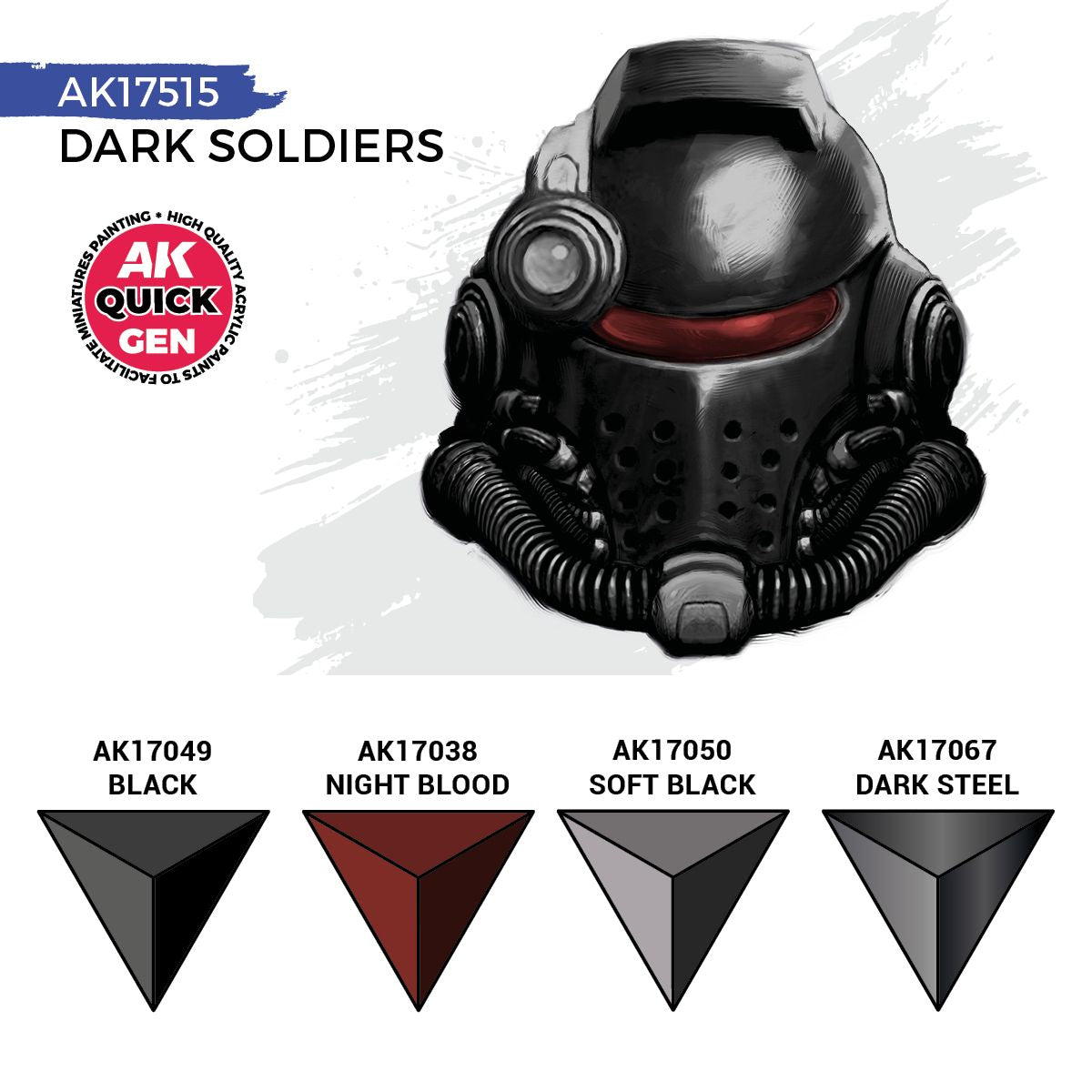 AK Interactive QUICK GEN Dark Soldiers Set