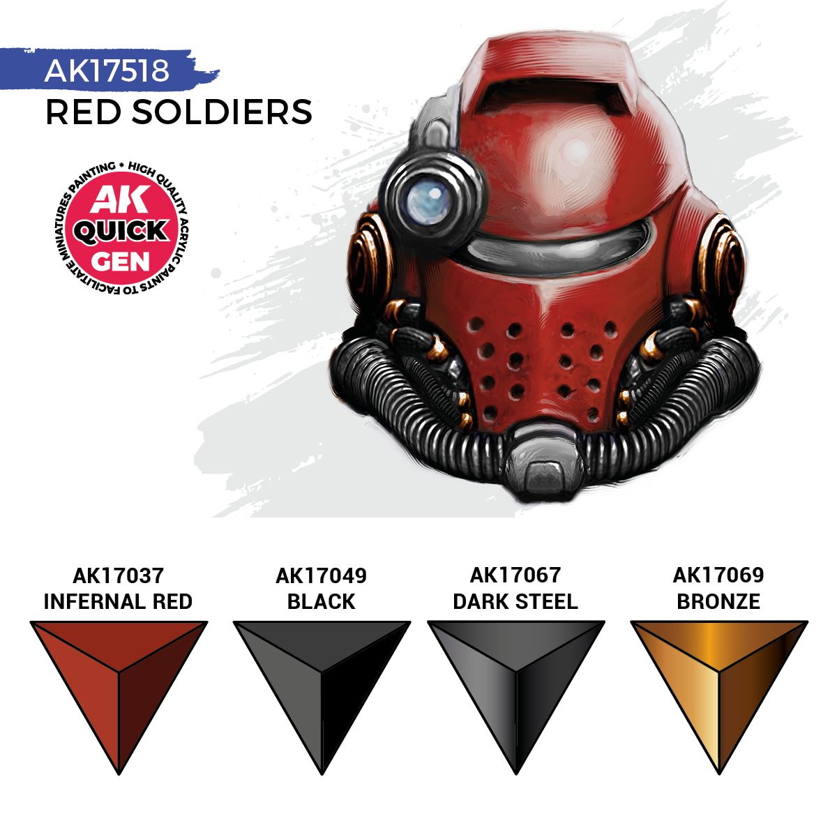 AK Interactive QUICK GEN Red Soldiers Set