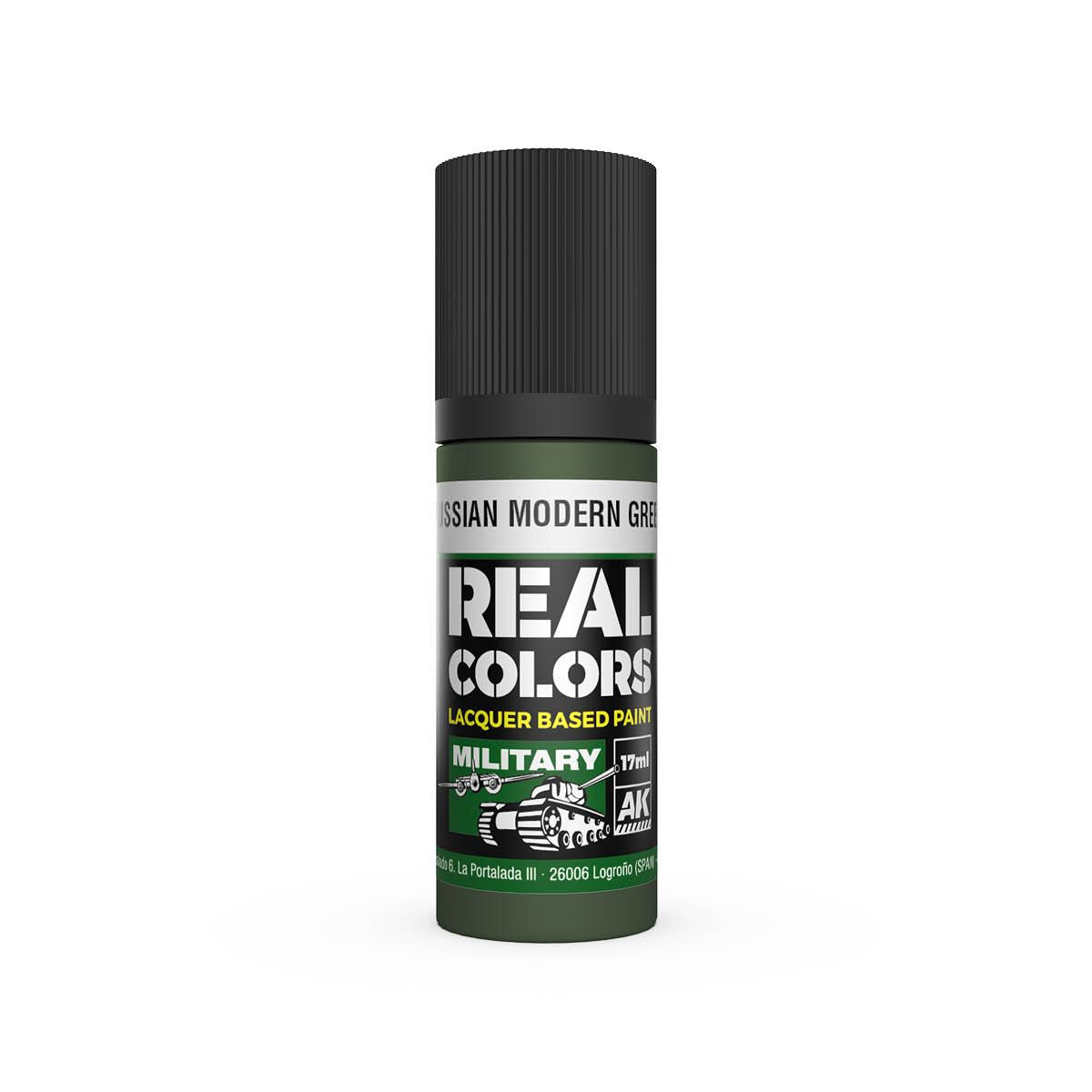AK Interactive REAL COLORS Russian Modern Green 17 ml.
