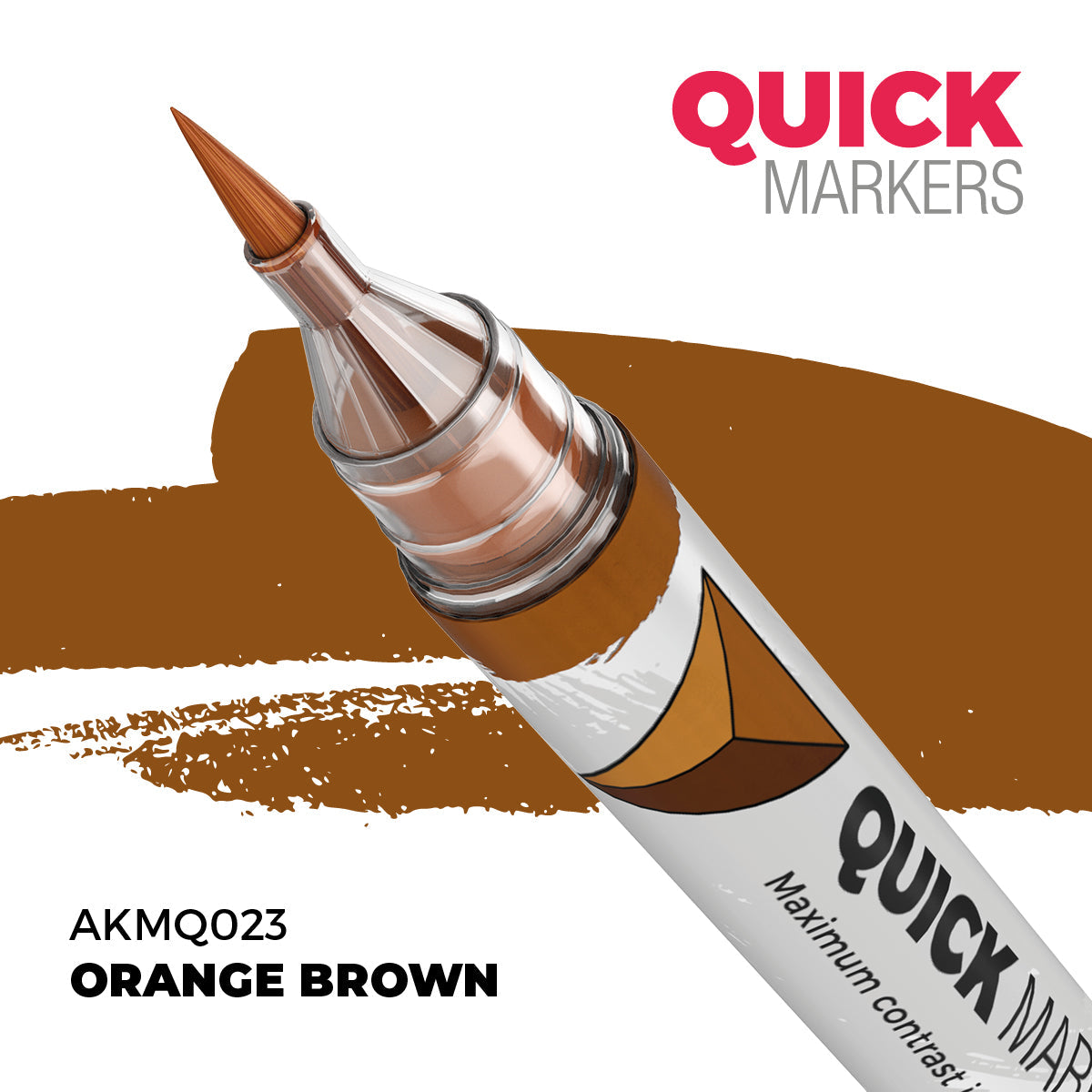 AK Interactive ORANGE BROWN - QUICK MARKER