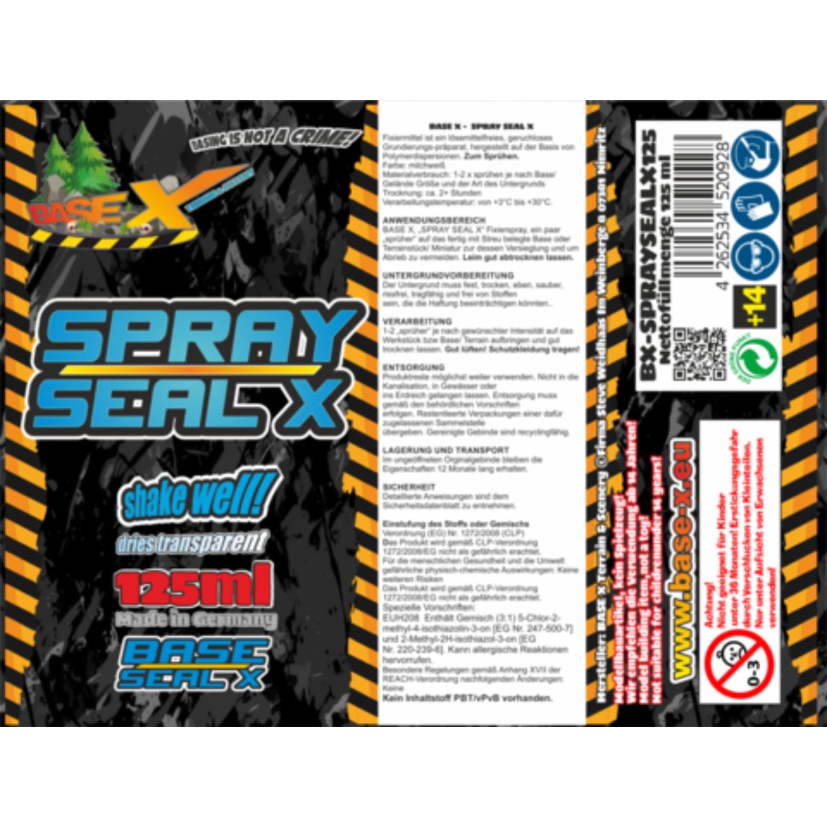 BASE X SPRAY SEAL X (125ml)